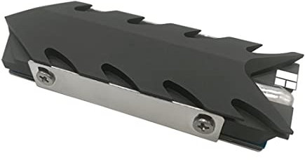 M.2 2280 SSD kühler Aluminium M.2 Kühlkörper kühler mit Silikon Wärmeleitpad, Eingebautes 8mm Heatpipe