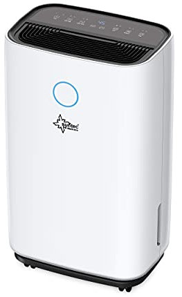 SUNTEC DryFix 20 MAX Luftentfeuchter – Für Räume bis 63 m2 bzw. 150 m3 – Raumentfeuchter mit 20 l/Tag Entfeuchtung – 3 in 1 Entfeuchter + Luftreiniger + Wäschetrockner – Mobil und elektrisch