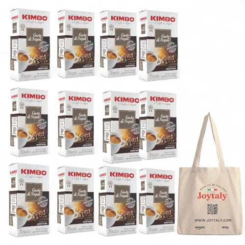 Kimbo Gusto di Napoli Gemahlener Kaffee, 12 x 250 g, 12 Stück + joytaly bag
