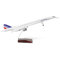 NUOTIE 1/125 Concorde Modèle d'Avion en Métal Moulé sous Pression - Affichage de Simulation à Grande échelle - Deux Versions Disponibles (France Airways)