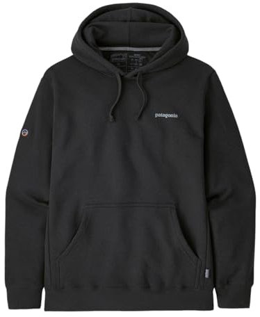 PATAGONIA Unisex Fitz Roy Icon Uprisal Hoody Kurzarm Shirt, Ink Black, L