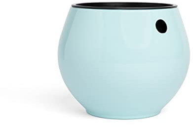 rePotme 6 inch Self Watering Plant Pot for Indoor Plants, African Violets, Succulents, The Aqua Core Collection (Ocean Blue)