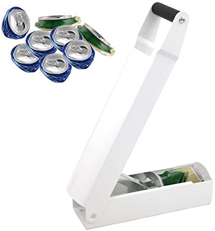 Kasmole Dosenbrecher, Bierdosenpresse Recycling Werkzeug, 16oz Dosenpresse Mit Flaschenöffner, Wandmontage Mit Hoher Hebelwirkung Dank Langem Griff, Dosenbrecher Für Getränkedosen 500 l
