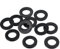 PATIKIL M16 Nylon Plat Rondelle, 12 Paquet 16mm ID 30mm OD Étanchéité Espaceur Joint Anneau pour Robinet Tuyau Eau Tuyau Fixation Boulon,Noir