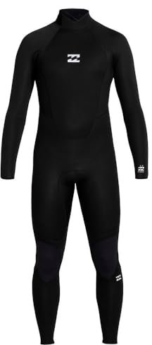 Billabong 4/3mm Intruder - Traje de Surf con Cremallera en la Espalda - Hombre - Negro