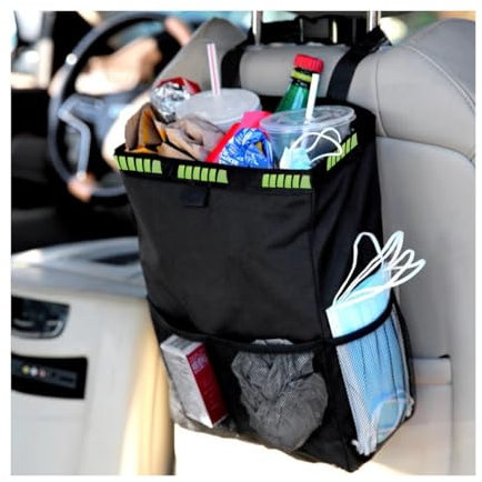 CGEAMDY Organisateur Voiture, Sac de Rangement pour Siège Arrière, Organiseur de Siège pour Voiture, Multi-Poches pour Rangement Voiture, Rangement pour Siège Arrière et Avant de Voiture
