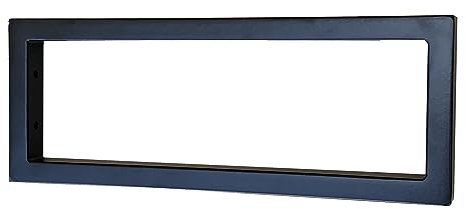 Sunload Waschtischkonsole Wandkonsole Stahl schwarz (450x150mm)