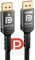 Ubluker 16K 8K Câble DisplayPort 2.1 80Gbps 2M, Certifié VESA Ultra High Bit Rate Câble DP vers DP UHBR20 DSC1.2a 4K 240Hz 165Hz 144Hz 120Hz 16K 60Hz 8K 120Hz PC Moniteur Ryzen7900 FreeSync G-Sync