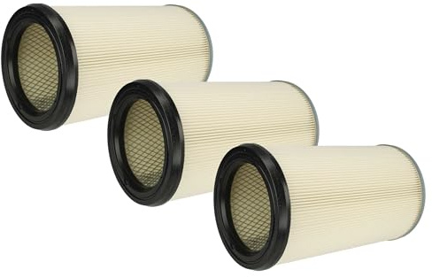 vhbw 3 Faltenfilter Ersatz für Kärcher 57310070 | 5.731-007.0 für Staubsauger - Patronenfilter Blau Silber Weiß