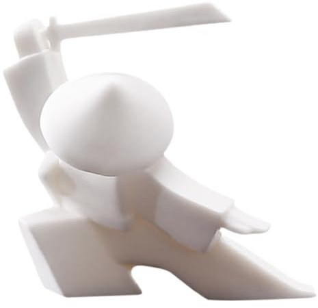 OUNONA Statua Samurai Ceramica Per Incenso Porta Incenso Da Scrivania Decorazione Artigianale Culturale Per Casa e Studio Design Unico e Funzionale Atmosfera Rilassante Per Ambienti