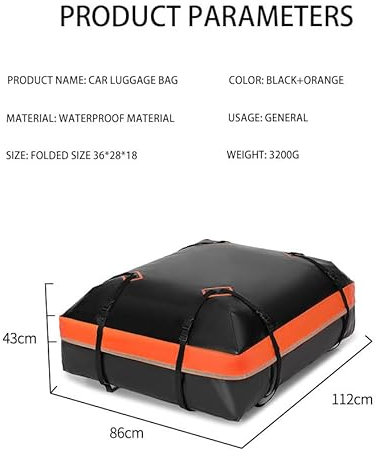 zhaoyaoni Auto Dachbox Für BMW X1 E84 2010 2011 2012 2013 2014 2015,Faltbare Dachkoffer Aufbewahrungsbox Wasserdicht Dachtasche,15cubic feet