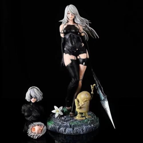 LICHOO NieR: Automata Anime Action Figur 48cm Charakter Sammlermodell Statue Spielzeug PVC Figuren Desktop Ornamente Festliche Geschenke