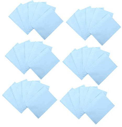 Healeved 125pcs Practical Work Pads for Nail Salons Disposable Table Mat Absorbent Layers