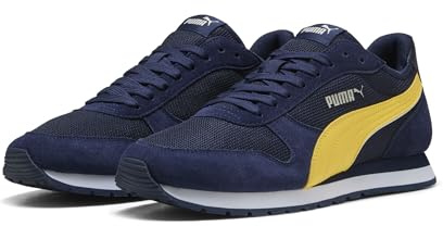 PUMA Unisex St Miler Trainers, Navy Sunny Yellow Alpine Snow White Blue, 7 UK