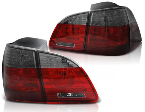 LED Rückleuchten kompatibel mit 5er E61 Touring Bj. 06/2004-02/2007 Rot/Smoke