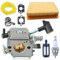 Mtanlo 4203 120 0601 Kit Carburateur pour Stihl SR320 SR340 SR380 SR400 SR420 BR320 BR340 BR380 BR400 BR420 Souffleurs à Dos, avec Ligne de Filtre à Carburant, Bougie d'Allumage et Joint