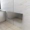 Klappbarer Wand-Küchentisch, mit Blättern, Edelstahl, für kleine Räume, Zuhause, Büro, Garage, Garten, Waschküche