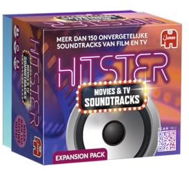 Jumbo Hitster Movies & TV Soundtracks Erweiterungsset, Party Game, Musikspiel, Actionspiel