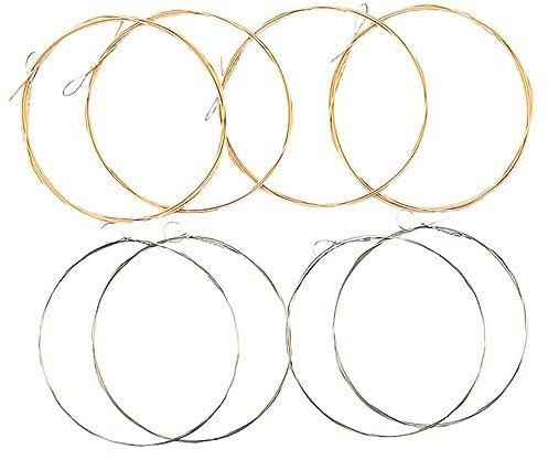 VICASKY 8pcs Mandolin Steel Strings for Easy Replacement Mandolin Strings for Musicians for Music