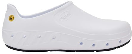 Scholl Mixte Ultragrip Shoe Chaussure de Service médical, Blanc, 39 EU