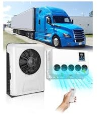 12V Klimaanlage 10000BTU, Mini Split 12 Volt Klimaanlage, Semi Truck APU 12 Volt DC AC, schnelle Kühlung für Big Rig Sleeper, Semi Trucks, Pickup, Auto, RV, Vans, Busse
