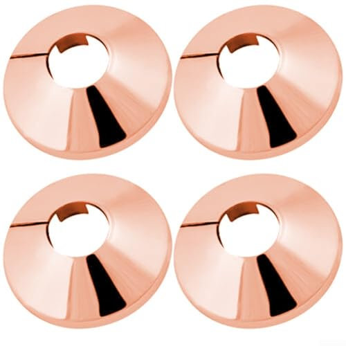 Lot de 4 cache-tuyaux élégants pour radiateurs, réglables pour tuyaux de 15 mm, améliorant l'élégance de la pièce