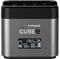 Hahnel ProCube 2 Compatible with Nikon DSLR - Dual Twin Battery Charger for EN-EL14, EN-EL15 – Built-in USB Charging Ports & AA Slots – Smart LCD Display with Top Up Charge - 12V Car Lead Included