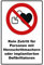 Schild Kein Zutritt für Personen mit Herzschrittmachern oder implantierten Defibrillatoren Schild Verbotszeichen mehrfarbig 30 x 20 x 0,3 cm Hartschaumplatte