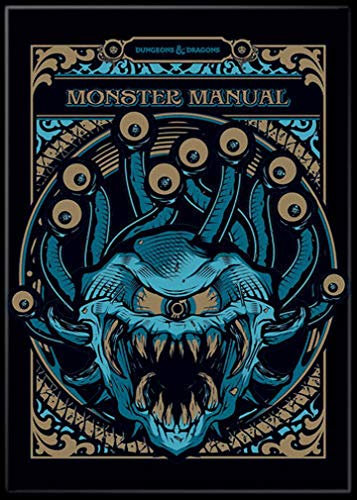 Ata-Boy Magnet – Dungeons and Dragons D&D DND Special Edition Monster Handbuch 6,3 x 8,9 cm Magnet für Kühlschränke, Whiteboards & Schließfach-Dekorationen