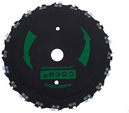 NNNMMM New Brush Cutter Blade, High Performance Brush Cutter Chain Saw Tooth Chainsaw Tooth Blade Head, Trimming Machine, Strimmer Trimmer Garden for Cutting Small Trees Heavy Thick Grass