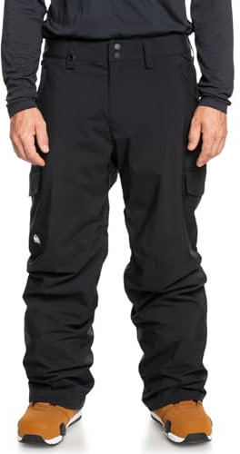 Quiksilver Porter Snowpants, Herren, Größe L, Schwarz