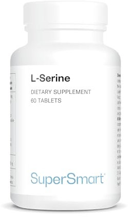 Supersmart - L-Serin - Brain Booster - Für ein gesundes Nervensystem | Nicht-GVO & Glutenfrei - 60 Tabletten