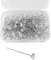 oupados 100 Stück Dekonadel mit Diamant Blumenstrauß Pins Stecknadeln Lang mit Transparente Box für Hochzeitsblumen, Knopflöcher, Brautschmuck, Blumenhandwerk