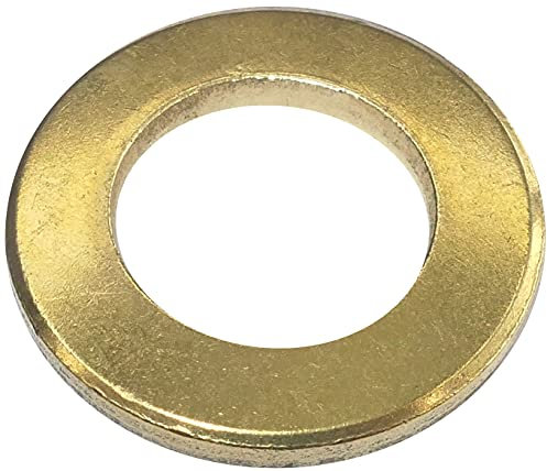 AERZERIX - C48575 - Lot de 5 Rondelles plates en laiton M16 Ø extérieur 30mm épaisseur 2.9mm - DIN 131