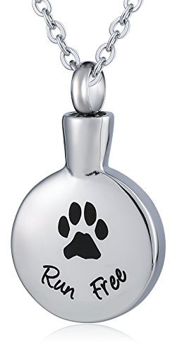 Banemi Kette Vintage, Kreis Halskette Vintage Edelstahl Silber Anhänger Halskette Geschenke Zum Jubiläumstag