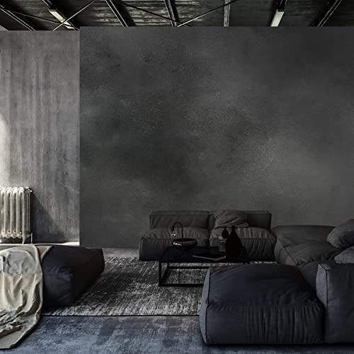 Muralo VLIES FOTOTAPETE 416x254 TAPETE Wandtapeten Dunkelgraues Muster Abstrakt Wohnzimmer Schlafzimmer Moderne Wandbilder XXL Wand Dekoration Abstrakt Luxus Br. 416 cm x Hö. 254 cm