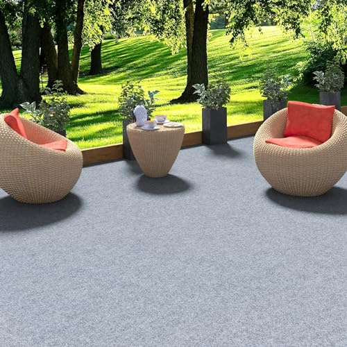 Snapstyle Gazon Artificiel I Tapis de Gazon avec Boutons I Résistant aux intempéries I Balcon I Terrasse I Tapis d'extérieur