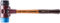 Simplex Schonhammer, TPE-soft / Gummikomposition; mit Tempergussgehäuse und hochwertigem Holzstiel | D=80 mm | 3012.080