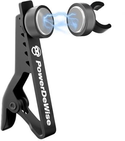 PowerDeWise Magnetic Microphone Clip