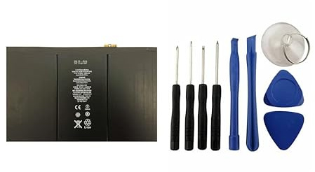 Audiosystem BATTERIA 11560MAH RICAMBIO PER TABLET APPLE IPAD 3 3G WIFI A1416 A1430 A1403,INCLUSO KIT MONTAGGIO BATTERIA