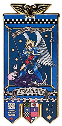 Starforged Space Marines Chapter Banner Collection Kühlschrankmagnet Warhammer 40K-Ultramarines