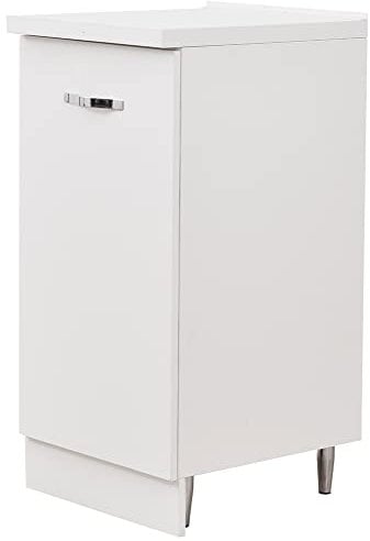 Shally Dogan Mobile Base per Cucina, Mobiletto con Struttura in Legno Robusta e Resistente (Anta Singola)