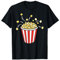 Popcorn Retro Verkleidung Fastnacht Kinder Damen Lustiges T-Shirt