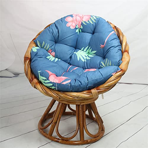Morbuy Papasansessel Kissen Sitzauflage, Rundes Dicke Stuhlkissen Bequem & Weich Sitzkissen Hängesessel für Indoor Outdoor Garten Stuhlauflage (80x85CM,Flamingo)