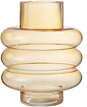 J-Line Vase Lima - Glas - Ocker - Large