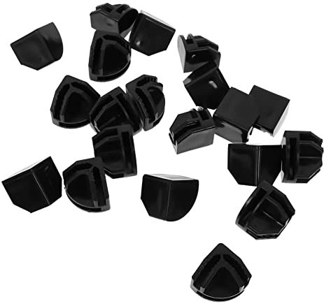 Cabilock Drahtwürfelverbinder 20 Stücke Abs Kunststoff Modularer Schrankverbinder Clip für Regale und Aufbewahrungssysteme Einfache Montage Kompatibel mit Modularen Drahtgitterwürfeln