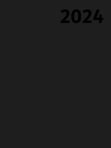 Kalender 2024 A4: Tagesplaner 1 Tag 1 Seite, Buchkalender, 12 Monate, Terminplaner mit Uhrzeit, Zusätzlich zu Feiertagen, To do, wichtigen Notizen