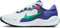 Nike Revolution 7 Scarpe da corsa per bambini (FB7689-101, bianco/viola persiano/blu navy) taglia 38, Verde / Bianco, 5.5 Big Kid