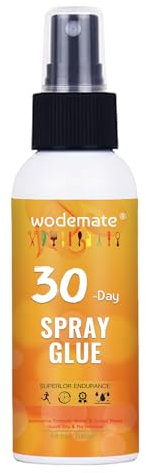 wodemate Lace Melting Spray for Wigs, Extreme Hold Invisible Hair Bonding Adhesive, Gentle and Safe, Fast Drying, No Residue, Lace Wig Melting Spray 3.4 OZ