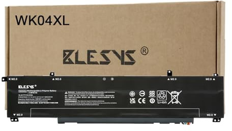 BLESYS WK04XL Batteria per HP Omen 16-B0XXX 16-C0XXX 16-N0XXX Victus Gaming 15-Fa0XXX 15-Fb0XXX 16-E0XXX 16-D0XXX Omen Transcend 16-U0XXX Series M39179-005 M38822-AC1 WK04XL 070XL M. 38822-1D1